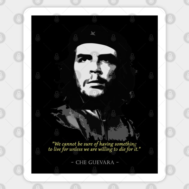 Che Guevara Quote Sticker by Nerd_art